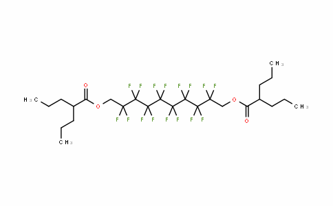 544446-07-3 | 1H,1H,10H,10H-Hexadecafluorodecane-1,10-diyl bis(2-propylpentanoate)
