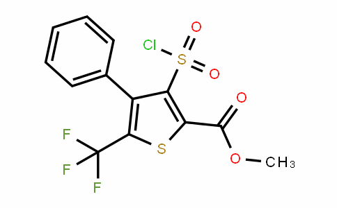 306935-98-8 | 3-(氯磺酰基)-4-苯基-5-(三氟甲基)噻吩-2-羧酸甲酯