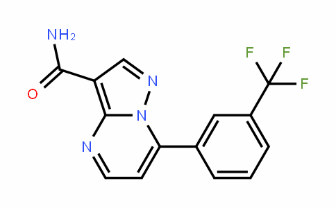 115930-92-2 | 7-[3-(Trifluoromethyl)phenyl]pyrazolo[1,5-a]pyrimidine-3-carboxamide