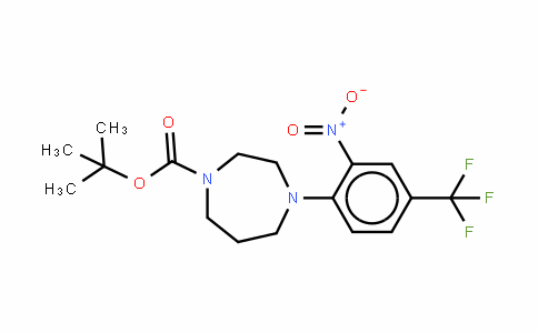 306934-72-5 | 4-[2-Nitro-4-(trifluoromethyl)phenyl]homopiperazine, N1-BOC protected