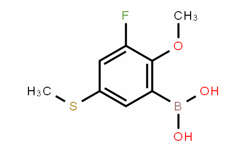 957065-83-7 | 3-Fluoro-2-methoxy-5-(methylthio)benzeneboronic acid