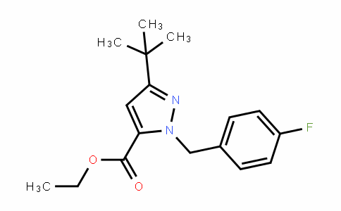 306936-98-1 | Ethyl 3-(tert-butyl)-1-(4-fluorobenzyl)-1H-pyrazole-5-carboxylate