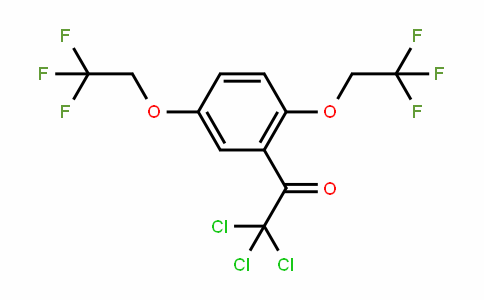 76784-42-4 | 1,4-Bis(2,2,2-trifluoroethoxy)-2-(trichloroacetyl)benzene