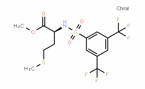 175202-21-8 | Methyl (2S)-2-({[3,5-bis(trifluoromethyl)phenyl]sulphonyl}amino)-4-(methylthio)butanoate