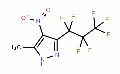 82633-69-0 | 3-(Heptafluoropropyl)-5-methyl-4-nitropyrazole