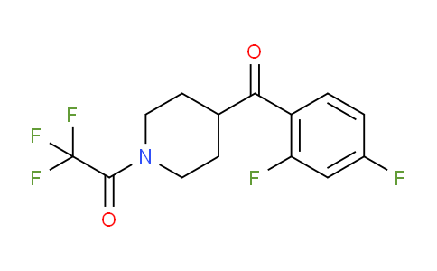 1198287-09-0 | 1-(4-(2,4-difluorobenzoyl)piperidin-1-yl)-2,2,2-trifluoroethanone