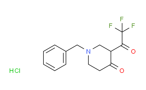 1198285-40-3 | 1-benzyl-3-(2,2,2-trifluoroacetyl)piperidin-4-one hydrochloride