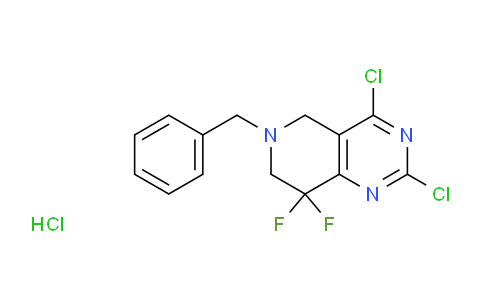1864059-82-4 | 6-benzyl-2,4-dichloro-8,8-difluoro-5,6,7,8-tetrahydropyrido[4,3-d]pyrimidine HYDROCHLORIDE