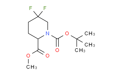 1255663-86-5 | 1-tert-butyl 2-methyl 5,5-difluoropiperidine-1,2-dicarboxylate