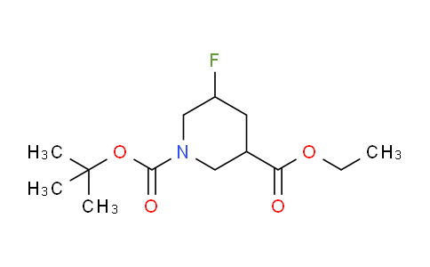 1241725-68-7 | 1-tert-butyl 3-ethyl 5-fluoropiperidine-1,3-dicarboxylate