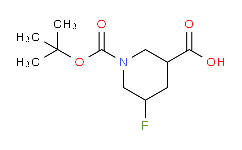 1241725-64-3 | 1-(tert-butoxycarbonyl)-5-fluoropiperidine-3-carboxylic acid