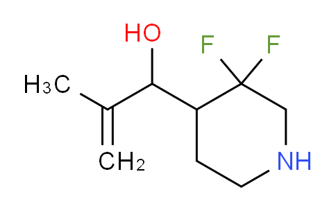 2300521-59-7 | 1-(3,3-difluoropiperidin-4-yl)-2-methylprop-2-en-1-ol