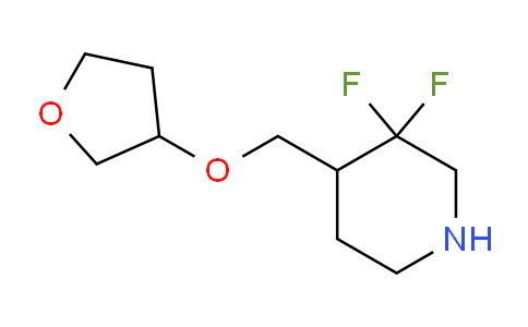2298971-23-8 | Piperidine, 3,3-difluoro-4-[[(tetrahydro-3-furanyl)oxy]methyl]-