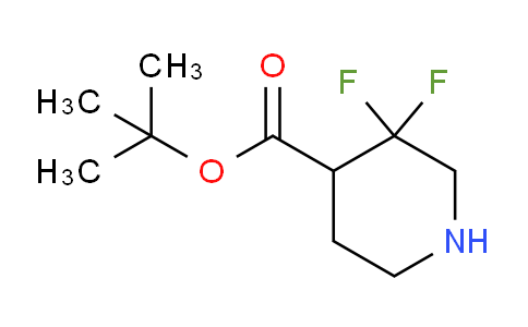 1955498-59-5 | 4-Piperidinecarboxylic acid, 3,3-difluoro-, 1,1-dimethylethyl ester