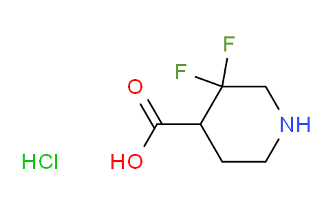 1785367-71-6 | 4-Piperidinecarboxylic acid, 3,3-difluoro-, hydrochloride
