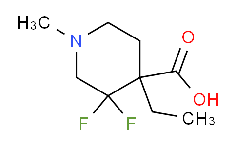 1785295-81-9 | 4-Piperidinecarboxylic acid, 4-ethyl-3,3-difluoro-1-methyl-