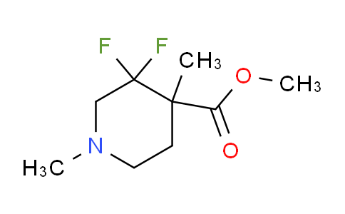 1781438-04-7 | 4-Piperidinecarboxylic acid, 3,3-difluoro-1,4-dimethyl-, methyl ester
