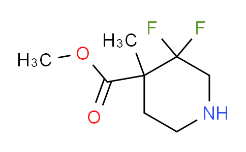 1334414-82-2 | 4-Piperidinecarboxylic acid, 3,3-difluoro-4-methyl-, methyl ester