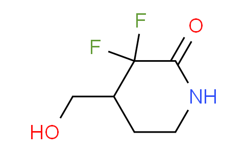1258639-19-8 | 2-Piperidinone, 3,3-difluoro-4-(hydroxymethyl)-