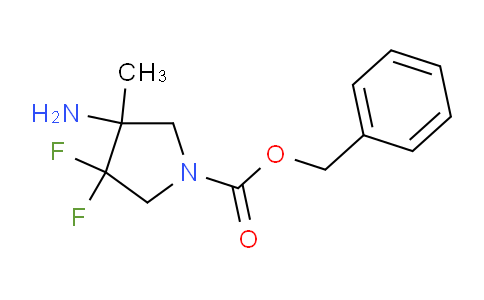 1785622-50-5 | 1-Pyrrolidinecarboxylic acid, 3-amino-4,4-difluoro-3-methyl-, phenylmethyl ester