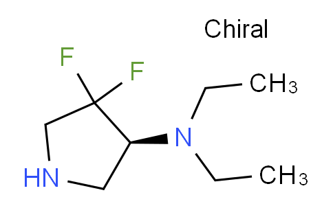 1888901-45-8 | 3-Pyrrolidinamine, N,N-diethyl-4,4-difluoro-, (3S)-