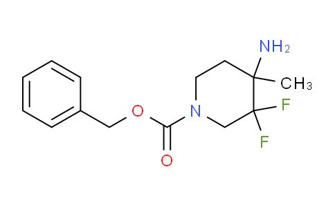1781179-43-8 | 1-Piperidinecarboxylic acid, 4-amino-3,3-difluoro-4-methyl-, phenylmethyl ester