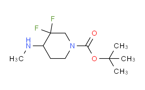 1334414-12-8 | 1-Piperidinecarboxylic acid, 3,3-difluoro-4-(methylamino)-, 1,1-dimethylethyl ester