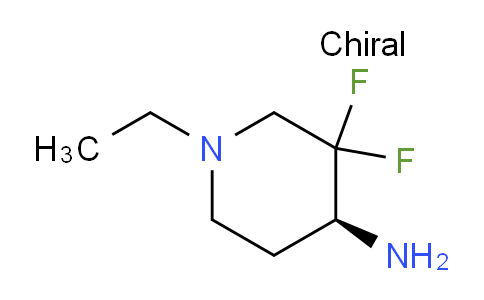 1474029-76-9 | 4-Piperidinamine, 1-ethyl-3,3-difluoro-, (4S)-
