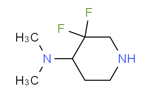 1684392-66-2 | 4-Piperidinamine, 3,3-difluoro-N,N-dimethyl-