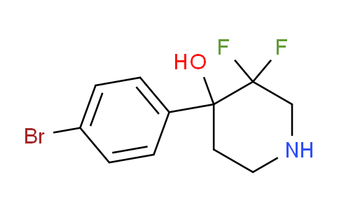 1334418-57-3 | 4-Piperidinol, 4-(4-bromophenyl)-3,3-difluoro-