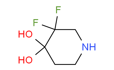 1589565-31-0 | 4,4-Piperidinediol, 3,3-difluoro-