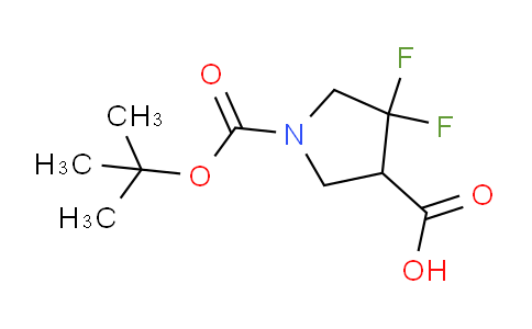 1196145-11-5 | 1-(tert-butoxycarbonyl)-4,4-difluoropyrrolidine-3-carboxylic acid