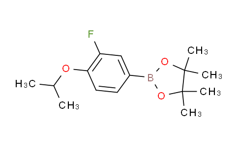1350426-06-0 | 2-(3-Fluoro-4-isopropoxyphenyl)-4,4,5,5-tetramethyl-1,3,2-dioxaborolane