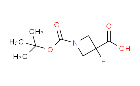 1126650-67-6 | 1-(tert-butoxycarbonyl)-3-fluoroazetidine-3-carboxylic acid