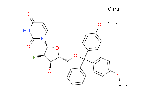 146954-74-7 | 1-((2R,3R,4R,5R)-5-((Bis(4-methoxyphenyl)(phenyl)methoxy)methyl)-3-fluoro-4-hydroxytetrahydrofuran-2-yl)pyrimidine-2,4(1H,3H)-dione