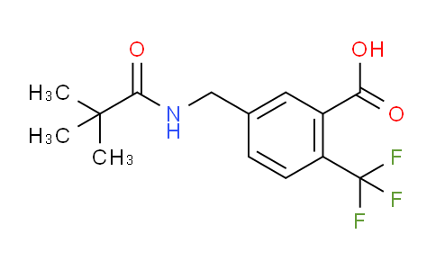 1294496-79-9 | 5-(pivalamidomethyl)-2-(trifluoromethyl)benzoic acid