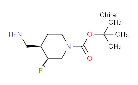 2655519-67-6 | (3R,4R)-tert-butyl 4-(aminomethyl)-3-fluoropiperidine-1-carboxylate