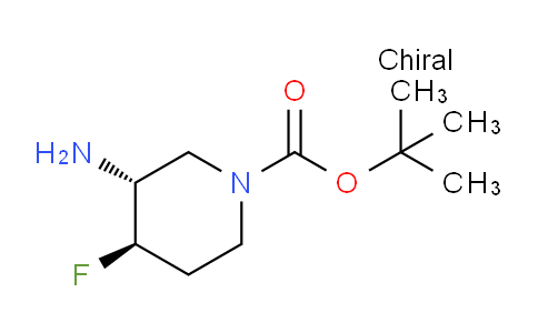 1273567-30-8 | (Trans)-tert-butyl 3-amino-4-fluoropiperidine-1-carboxylate