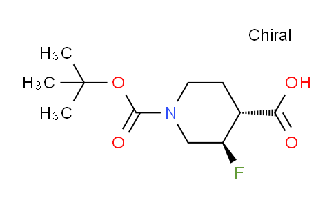 1864003-59-7 | (3R,4R)-1-(tert-butoxycarbonyl)-3-fluoropiperidine-4-carboxylic acid