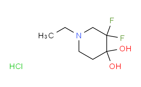 1440422-40-1 | 1-ethyl-3,3-difluoropiperidine-4,4-diol hydrochloride