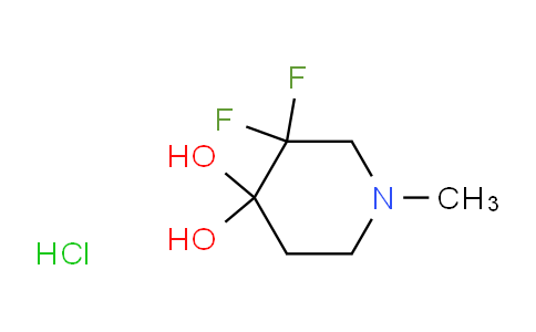 2809100-76-1 | 3,3-difluoro-1-methylpiperidine-4,4-diol hydrochloride