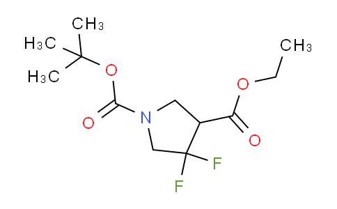 1260887-81-7 | Ethyl 1-boc-4,4-difluoropyrrolidine-3-carboxylate