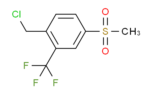 1086389-83-4 | 1-(chloromethyl)-2-(trifluoromethyl)-4-(methylsulfonyl)benzene