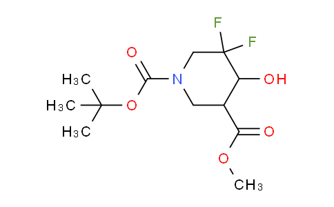 1864014-88-9 | 1-tert-butyl 3-methyl 5,5-difluoro-4-hydroxypiperidine-1,3-dicarboxylate