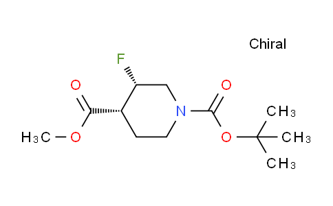 1904019-50-6 | (Cis)-1-tert-butyl 4-methyl 3-fluoropiperidine-1,4-dicarboxylate