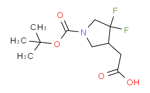 1780345-54-1 | 2-(1-(tert-butoxycarbonyl)-4,4-difluoropyrrolidin-3-yl)acetic acid