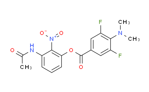 1864063-33-1 | 3-acetamido-2-nitrophenyl 4-(dimethylamino)-3,5-difluorobenzoate