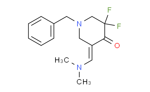 1630062-35-9 | (E)-1-benzyl-5-((dimethylamino)methylene)-3,3-difluoropiperidin-4-one