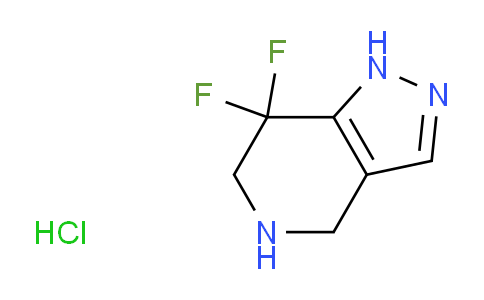 1864053-65-5 | 7,7-difluoro-4,5,6,7-tetrahydro-1H-pyrazolo[4,3-c]pyridine hydrochloride