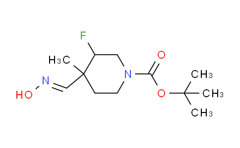1400765-53-8 | tert-Butyl-3-fluor-4-((hydroxyimino)methyl)-4-methylpiperidin-1-carboxylat